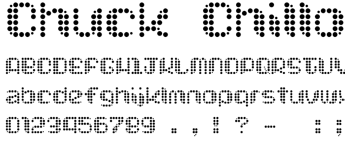 Chuck Chillout font